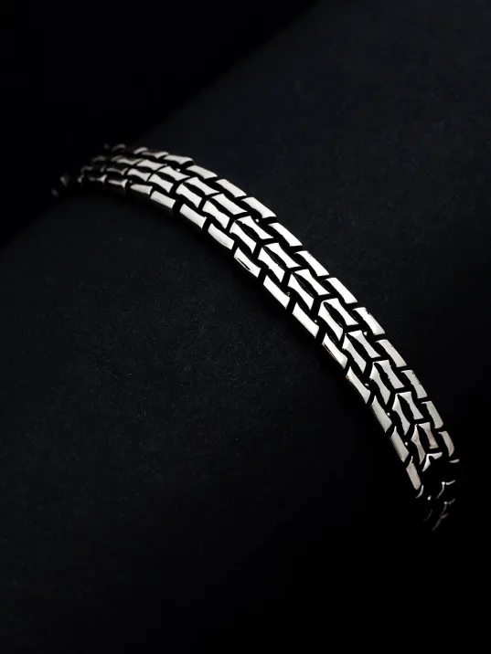 Erkek Gümüş Bileklik -Şerit Model Gümüş Bileklik Künye Erkek Gümüş Bileklik -Şerit Model Gümüş Bileklik Künye