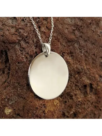 Kişiye Özel İsimli Yuvarlak Model Bayan Gümüş Kolye Kişiye Özel İsimli Yuvarlak Model Bayan Gümüş Kolye