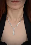 Hürrem Su Yolu Gümüş Bayan Set - Kolye, Bileklik, Küpe, Yüzük