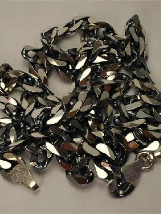 Oksi̇tli̇ Gurmet Erkek Gümüş Kolye Zi̇nci̇r Kalin Model Oksi̇tli̇ Gurmet Erkek Gümüş Kolye Zi̇nci̇r Kalin Model