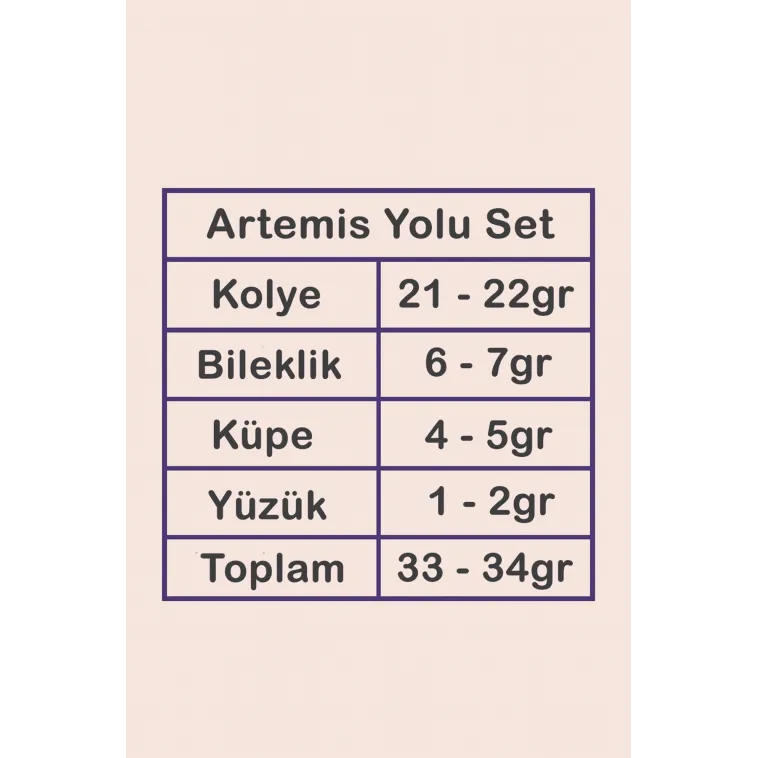 Artemis Bayan Gümüş Su Yolu Set - Kolye, Bileklik, Küpe, Yüzük Artemis Bayan Gümüş Su Yolu Set - Kolye, Bileklik, Küpe, Yüzük
