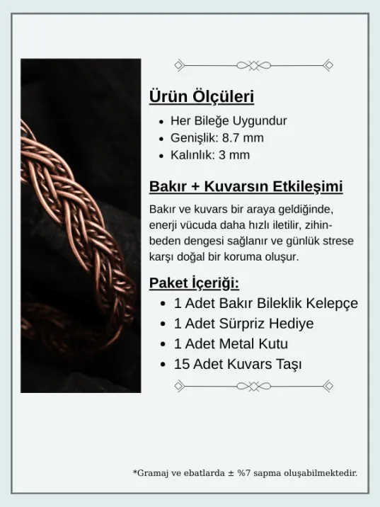 Kadın Bakır Bileklik - Örgü Model Kadın Bakır Kelepçe Bileklik Bilezik Kadın Bakır Bileklik - Örgü Model Kadın Bakır Kelepçe Bileklik Bilezik