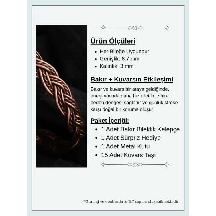 Kadın Bakır Bileklik - Örgü Model Kadın Bakır Kelepçe Bileklik Bilezik Kadın Bakır Bileklik - Örgü Model Kadın Bakır Kelepçe Bileklik Bilezik