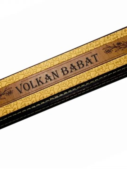 Kişiye Özel Ahşap Üzeri Deri Kaplamalı Altın Yaldız Detaylı Premium Tesbih Kutusu