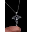 Erkek Gümüş Kolye - Game Of Thrones Ejderha Figürlü Gümüş Erkek Kolye Erkek Gümüş Kolye - Game Of Thrones Ejderha Figürlü Gümüş Erkek Kolye