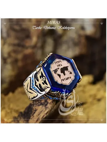 İslam Usta Tasarımı Miras Gümüş Erkek Yüzük