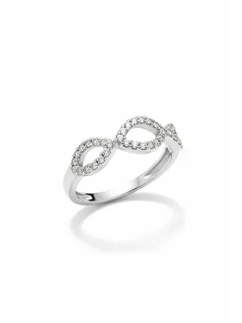 Mekik Su Yolu Gümüş Yüzük