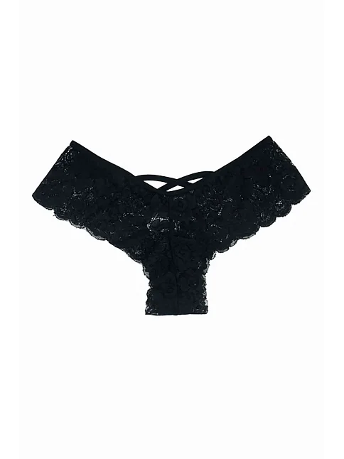 Kadın Siyah Dantelli Seksi Külot Kadın Siyah Dantelli Seksi Külot