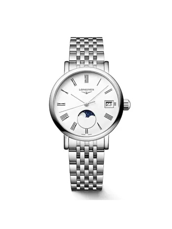 Longines Elegant Collection Moonphase L43304116 Kol Saati