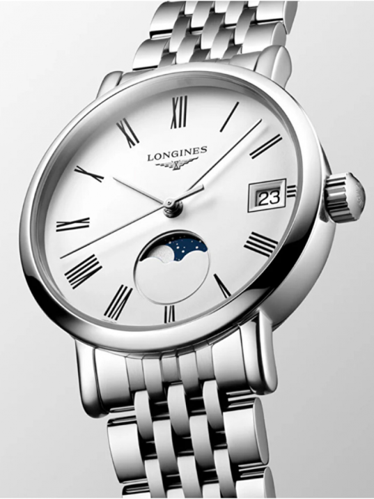 Longines Elegant Collection Moonphase L43304116 Kol Saati
