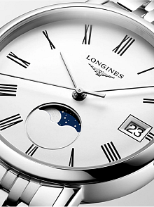 Longines Elegant Collection Moonphase L43304116 Kol Saati