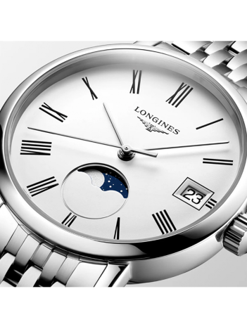 Longines Elegant Collection Moonphase L43304116 Kol Saati