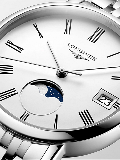 Longines Elegant Collection Moonphase L43304116 Kol Saati