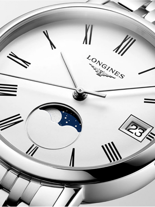 Longines Elegant Collection Moonphase L43304116 Kol Saati