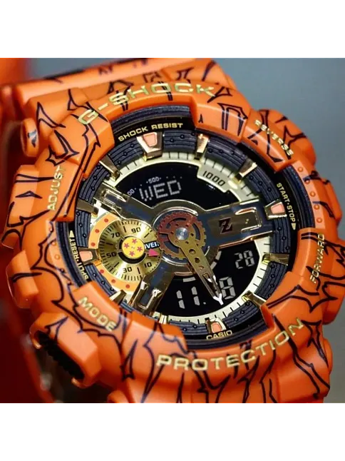 Casio G-Shock Dragon Ball Ga-110Jdb-1A4 Kol Saati
