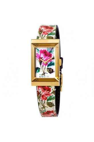 Gucci Ivory Floral YA147406 Kadın Kol Saati