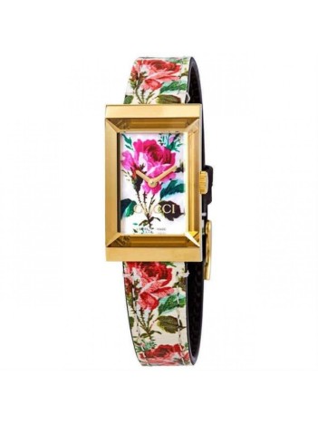 Gucci Ivory Floral YA147406 Kadın Kol Saati Gucci Ivory Floral YA147406 Kadın Kol Saati
