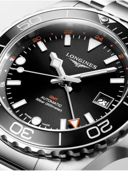 L37904566 Longines Hydroconquest GMT Erkek Kol Saati L3.790.4.56.6