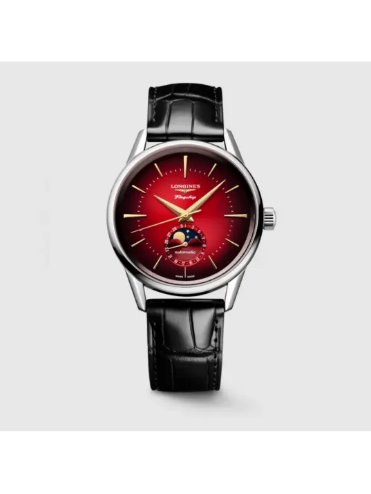 Longines Flagship Heritage Moonphase L48154092 Kol Saati L4.815.4.09.2