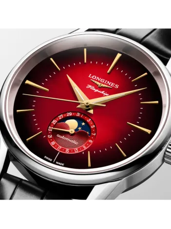 Longines Flagship Heritage Moonphase L48154092 Kol Saati L4.815.4.09.2