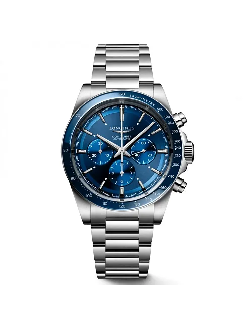 Longines L38354926 Conquest Chronograph Erkek Kol Saati