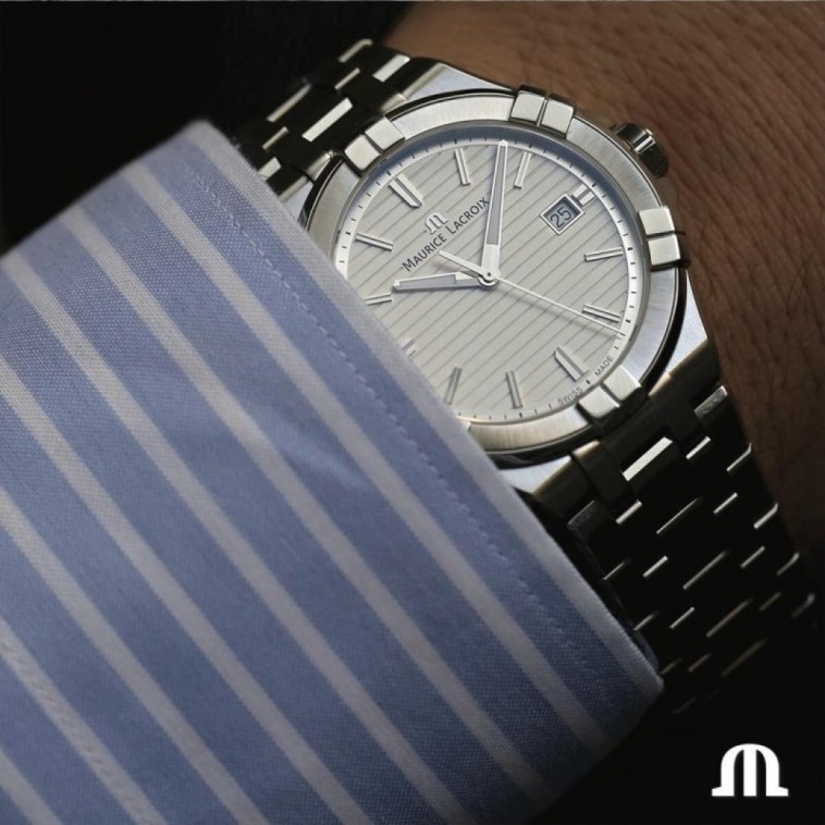 Maurice Lacroix ML-AI1008SS002131-1 Erkek Kol Saati Maurice Lacroix ML-AI1008SS002131-1 Erkek Kol Saati