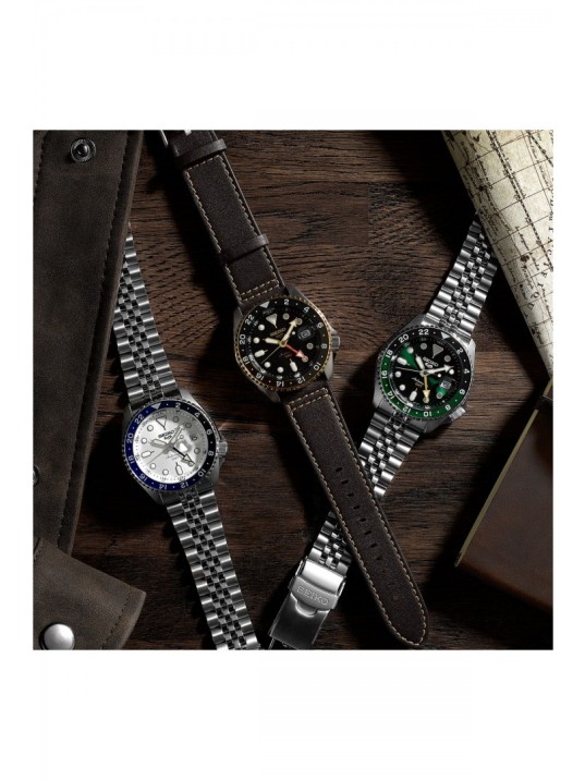 Seiko 5 Sports GMT SSK035K Erkek Kol Saati SSK035K1 Seiko 5 Sports GMT SSK035K Erkek Kol Saati SSK035K1