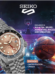 Seiko 5 Sports GMT SSK043K1 Erkek Kol Saati SSK043K