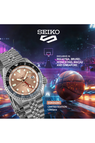 Seiko 5 Sports GMT SSK043K1 Erkek Kol Saati SSK043K