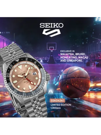 Seiko 5 Sports GMT SSK043K1 Erkek Kol Saati SSK043K