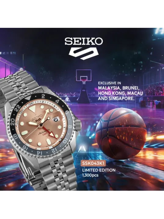 Seiko 5 Sports GMT SSK043K1 Erkek Kol Saati SSK043K