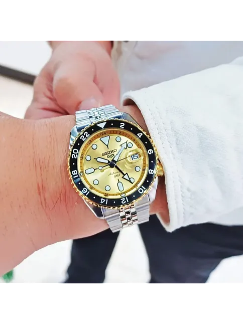 Seiko 5 Sports Otomatik GMT SSK044K Erkek Kol Saati SSK044K1