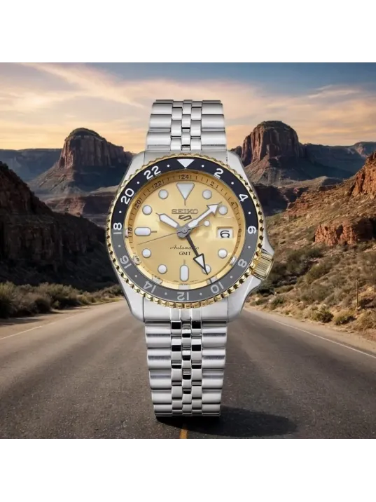 Seiko 5 Sports Otomatik GMT SSK044K Erkek Kol Saati SSK044K1