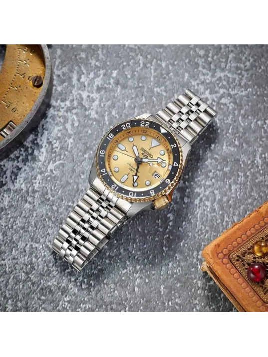 Seiko 5 Sports Otomatik GMT SSK044K Erkek Kol Saati SSK044K1