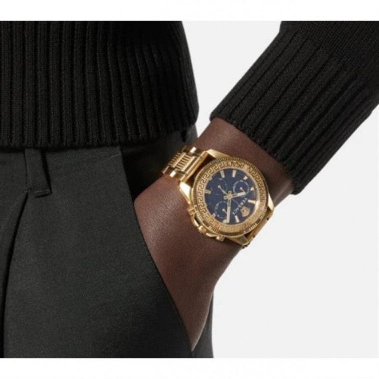 Versace VRSCVE3J00622 Chronograph Greca Action Erkek Kol Saati Versace VRSCVE3J00622 Chronograph Greca Action Erkek Kol Saati