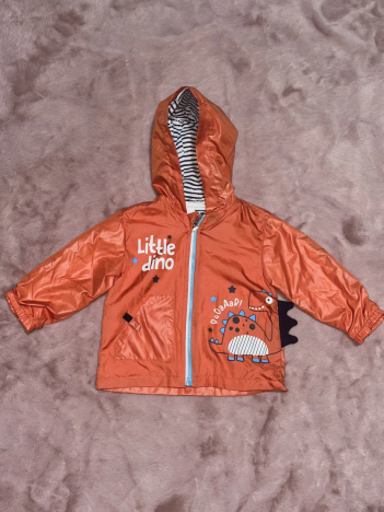 1-5 yaş erkek çocuk kapşonlu baskılı astarlı mont turuncu 1-5 yaş erkek çocuk kapşonlu baskılı astarlı mont turuncu