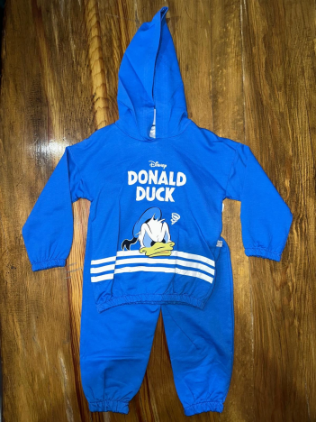 2-5 Yaş Kapşonlu Takım Saks 2-5 Yaş Kapşonlu Takım Saks