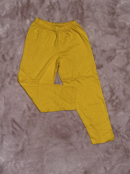 2-8 yaş erkek çocuk pijama beli lastikli düz renk hardal 2-8 yaş erkek çocuk pijama beli lastikli düz renk hardal