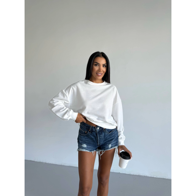 2 iplik bisiklet yaka sweat beyaz f2339 2 iplik bisiklet yaka sweat beyaz f2339