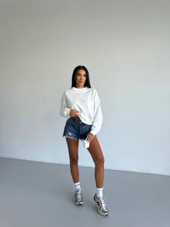 2 iplik bisiklet yaka sweat beyaz f2339 2 iplik bisiklet yaka sweat beyaz f2339