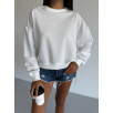 2 iplik bisiklet yaka sweat beyaz f2339 2 iplik bisiklet yaka sweat beyaz f2339