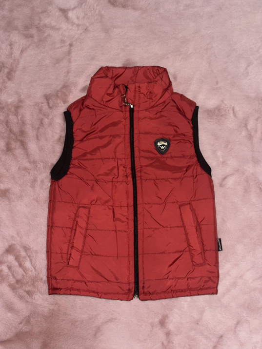 3-8 yaş cepli şişme yelek erken çocuk bordo 3-8 yaş cepli şişme yelek erken çocuk bordo