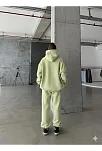 3 İplik Şardonlu Kapşonlu Sweatshirt Mint P510436