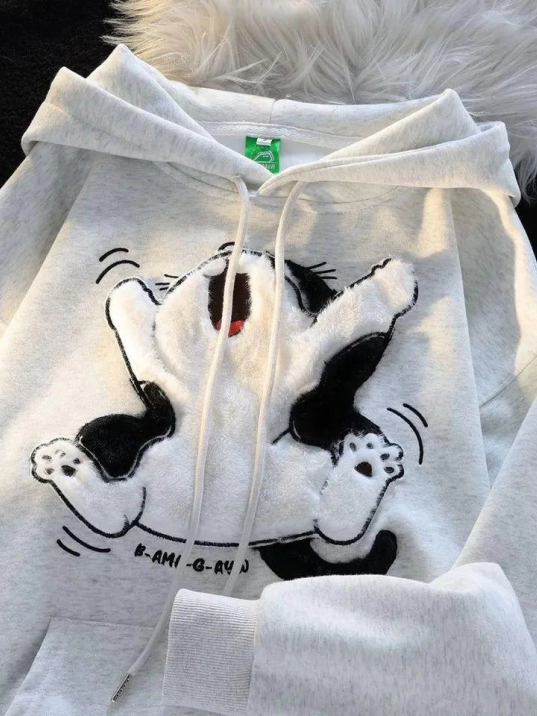 3 iplik şardonlu oversize peluş baskılı sweat beyaz 3 iplik şardonlu oversize peluş baskılı sweat beyaz