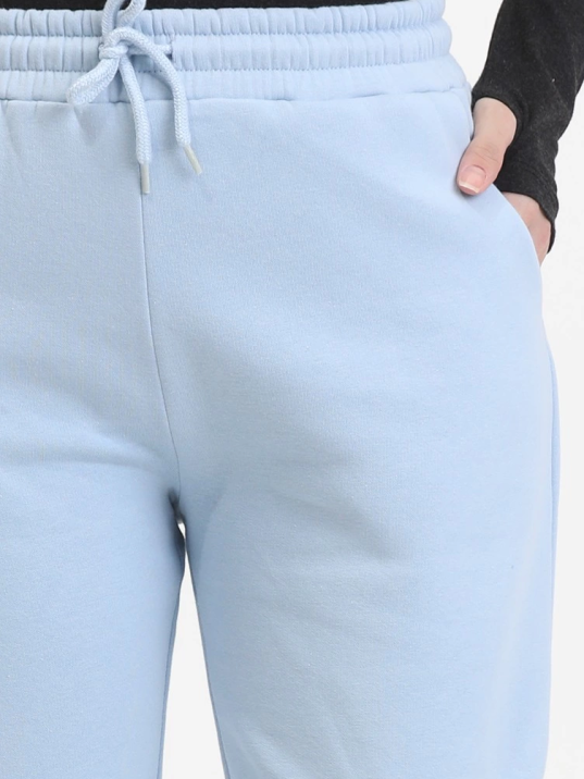 3 iplik şardonlu paça lastikli eşofman bebe mavi is001 3 iplik şardonlu paça lastikli eşofman bebe mavi is001