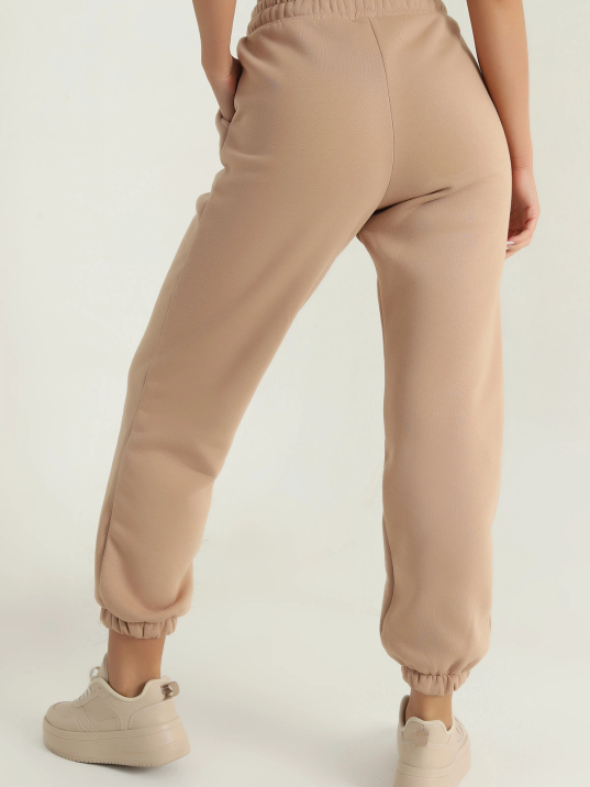 3 iplik şardonlu paça lastikli eşofman bisküvi is001 3 iplik şardonlu paça lastikli eşofman bisküvi is001