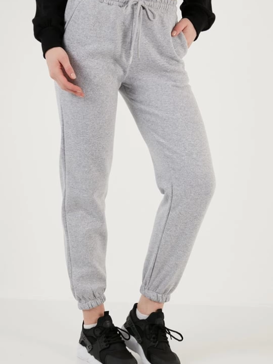 3 iplik şardonlu paça lastikli eşofman gri is001 3 iplik şardonlu paça lastikli eşofman gri is001