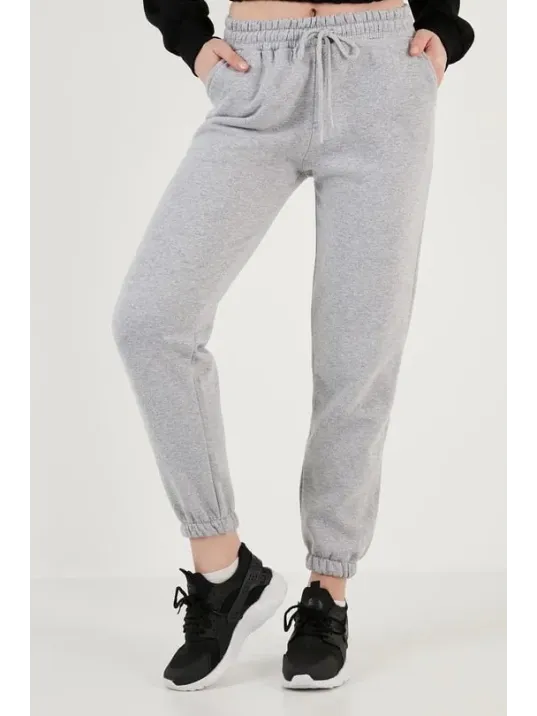 3 İplik Şardonlu Paça Lastikli Eşofman Gri İs001 3 İplik Şardonlu Paça Lastikli Eşofman Gri İs001