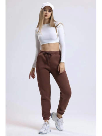 3 iplik şardonlu paça lastikli eşofman kahve is001 3 iplik şardonlu paça lastikli eşofman kahve is001