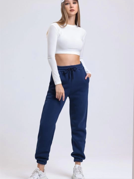 3 iplik şardonlu paça lastikli eşofman lacivert is001 3 iplik şardonlu paça lastikli eşofman lacivert is001